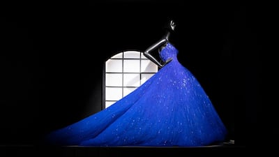 This dress was worn by former Miss Universe Pia Wurtzbach at the beauty pageant in 2017. Courtesy SCAD