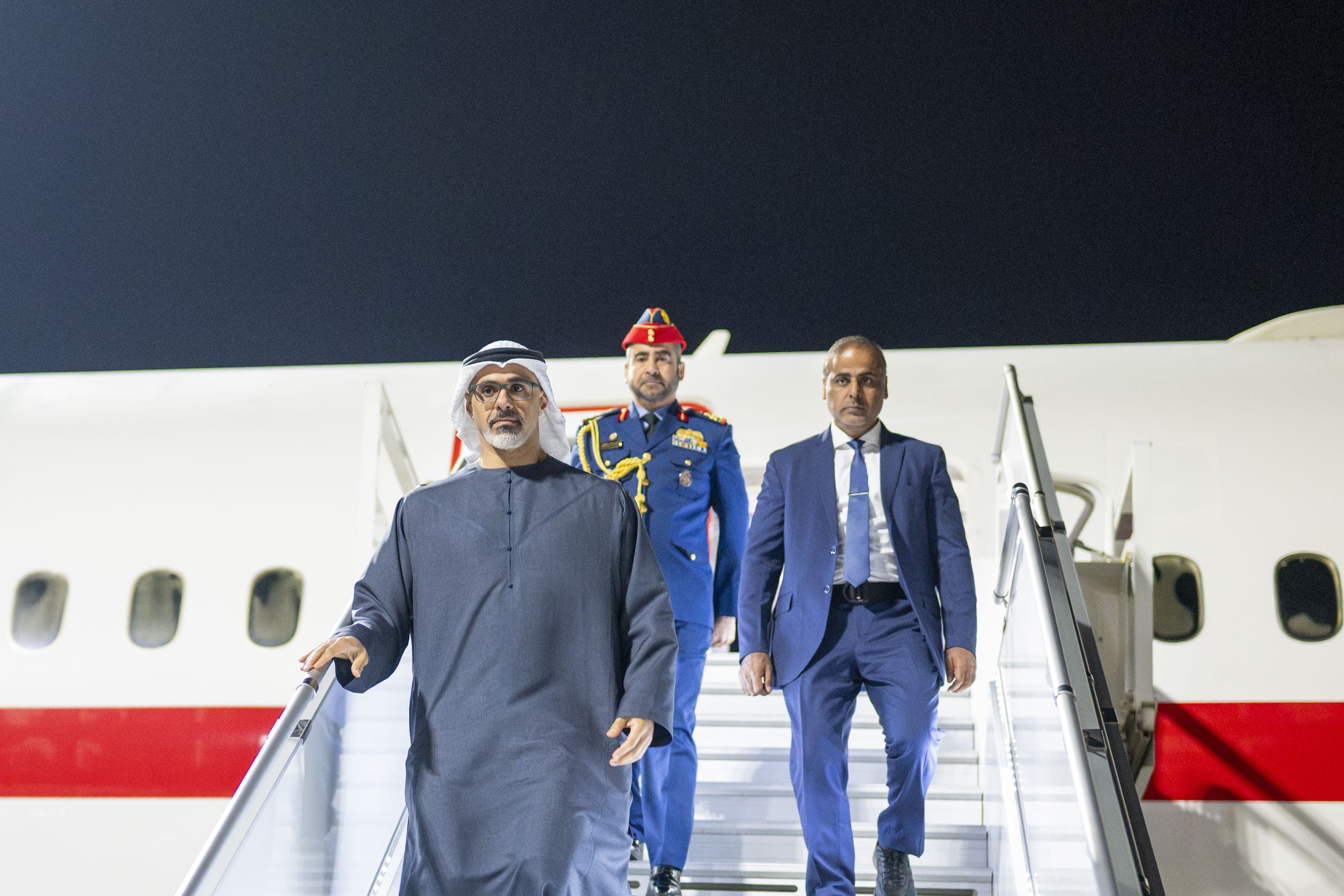 Sheikh Khaled has begun an official visit to Greece set to boost bilateral ties. Photo: Wam
