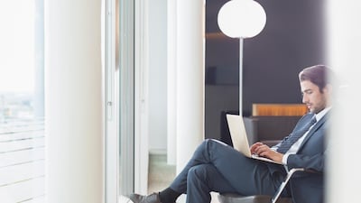 A desk is not always the best place to work. Getty Images