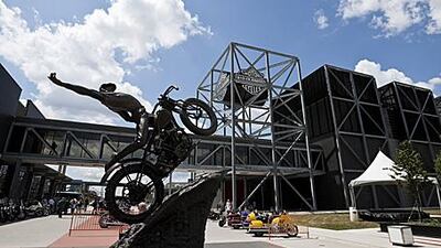 Among the museum's attractions is a tribute to Evel Knievel's daredevil feats aboard his Harley.