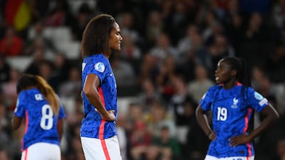 France's defender Wendie Renard at the end of the match. AFP