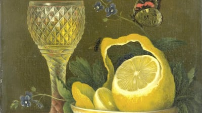 Still Life with Lemon and Cut Glass, Maria Margaretha van Os, 1823 - 1826. Rijksmuseum
