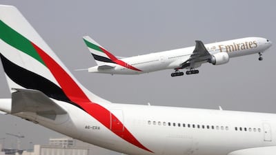 Emirates' red and white colours are the same as those of Southampton Football Club — Portsmouth’s bitter rivals on the English south coast. Randi Sokoloff / The National