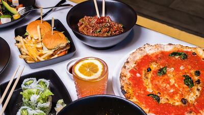 Akiba Dori's menu spans street food, salads, sweets and more.