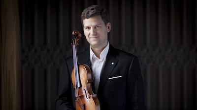 The Canadian violin soloist James Ehnes will perform on his nearly 300-year old Marsick Stradivarius. Courtesy Benjamin Ealovega