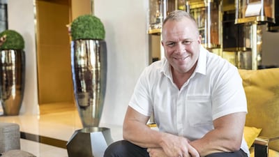 Fine Hygienic Holding chief executive James Lafferty says the company is approaching $1bn in annual revenue. Antonie Robertson/The National