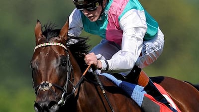 Kingman, ridden by James Doyle, wins the Betfred Mobile Solario Stakes during the Betfred Summer Raceday at Sandown Park Racecourse, Surrey.