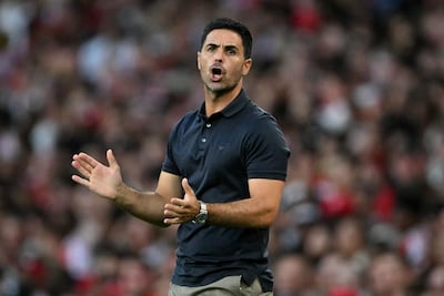 Arsenal's Spanish manager Mikel Arteta. AFP