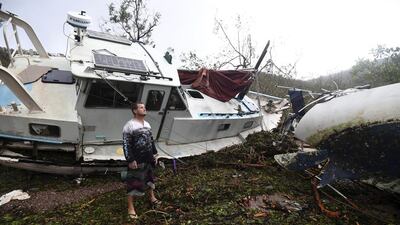 Cyclone Debbie, which slammed into the coast of Queensland state on Tuesday with winds up to 260kph, weakened quickly as it moved inland and was downgraded to a tropical low by the next morning. Dan Peled/AAP image via AP