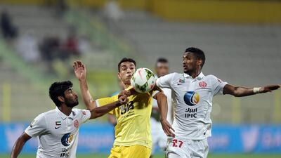 Caio was on loan with Al Wasl and the Dubai club are happy to make the deal permanent. Courtesy Ashraf Al Amra / Al Ittihad