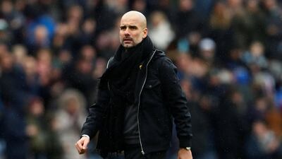Pep Guardiola had already said he could not pick a player from Manchester City’s elite development squad as they had faced a game on the Friday night. Jason Cairnduff / Reuters