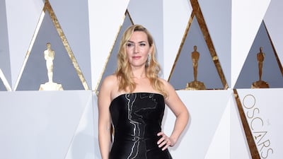 Kate Winslet, in Ralph Lauren, arrives for the 88th annual Academy Awards at the Dolby Theatre in Hollywood, California, on February 28, 2016. EPA