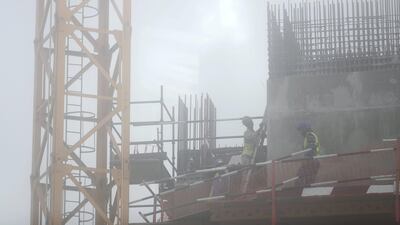 Dubai, United Arab Emirates - September 27th, 2017: Standalone. Fog pics in Dubai. Wednesday, September 27th, 2017 at Barsha Heights, Dubai.