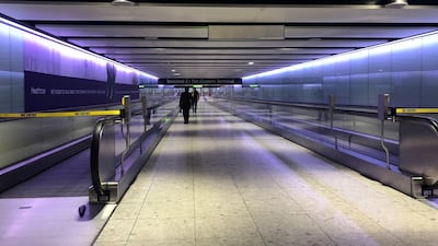 An almost empty terminal at the airport. Courtesy: Marianne Bagui