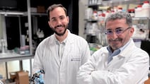 Researchers Dr Wael Othman, left, and Dr Mohammad Qasaimeh. Photo: NYU Abu Dhabi