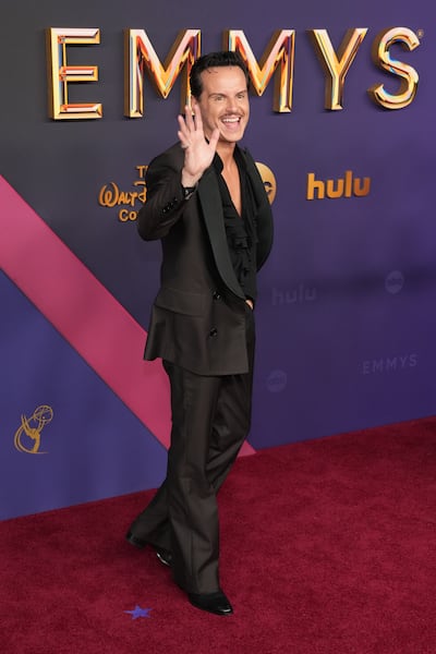 Andrew Scott wears Vivienne Westwood. EPA