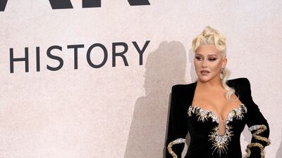 Singer and actress Christina Aguilera. AP