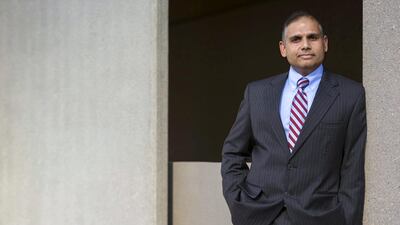 Omar Abedin, an entrepreneur who a couple of years ago fell into $360,000 debt due to struggles with both of his businesses. He has now almost paid it all back and is preparing to launch a new company. Antonie Robertson / The National