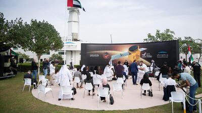 DUBAI, UNITED ARAB EMIRATES. 10 FEBRUARY 2021. Press conference held after UAE Hope Probe reached Mars on Wednesday. Photo: Reem Mohammed / The National Reporter: