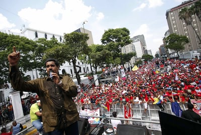 Mr Maduro has been under the spotlight for political repression for many years. EPA
