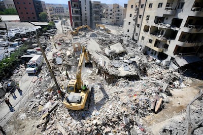 Thousands of people have been killed and many areas of southern Lebanon destroyed during Israel's military campaign. AFP