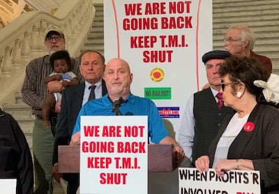 Eric Epstein, director of Three Mile Island Alert, said his group opposes efforts to restore and restart TMI Unit 1. Photo: TMI Alert