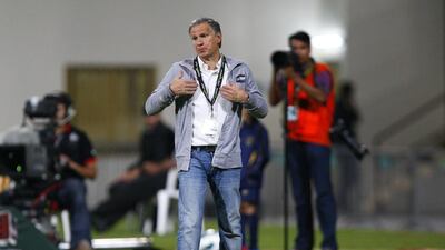 Rene Marsiglia, the former Dubai coach, is unable to take over at Ajman for medical reasons. Jake Badger for The National