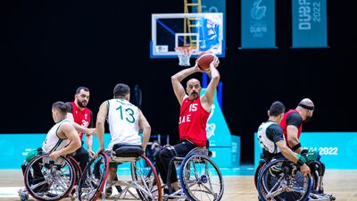 Action from UAE vs Brazil in a men's Group A game on Sunday.