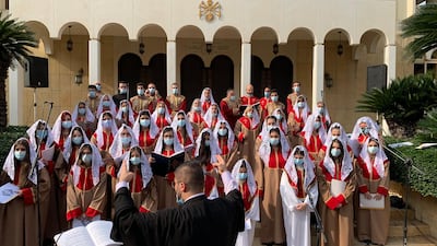 A muted Lebanese-Armenian Christmas celebration marked a year filled with tragedy. Mahmoud Rida/The National
