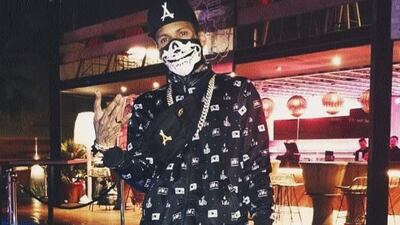 Rapper Kid Ink in Dubai on January 10. Instagram / Kid Ink