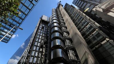 FILE PHOTO: Lloyds of London's headquarters is seen in the City of London, Britain, July 31, 2018. REUTERS/Simon Dawson/File Photo