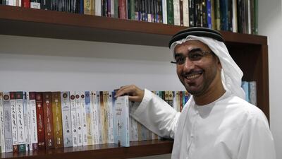 Writer Sultan Al Ameemi is the first Emirati to get an Ipaf nomination, for his novel Ghurfa Waheda La Takfi. Ravindranath K / The National