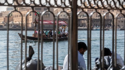 Tourists can book a private abra for Dh60 to do a half-hour tour along Dubai's main waterway