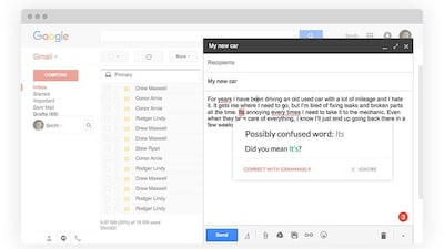 Grammarly, a free browser extension, flags up errors as you type posts on LinkedIn, WordPress, Tumblr, Gmail, Facebook and other platforms.