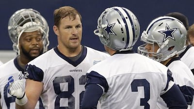 Dallas Cowboys tight end Jason Witten has been a mentor to his young teammates. LM Otero / AP Photo