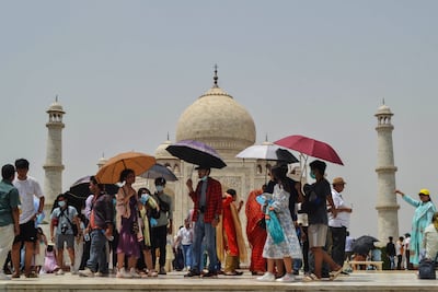 The Taj Mahal in India has been a tourist hot spot for decades. AFP