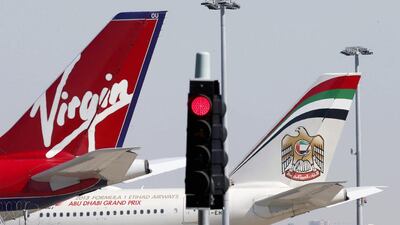 Etihad Airways has a current shareholding of 19.9 per cent at Virgin Australia. Daniel Munoz / Reuters