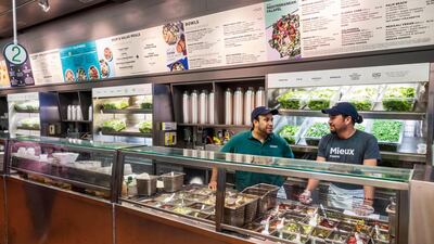 The Chop't chain first adopted the cashless model started at a Manhattan branch, as less than 10 per cent of its transactions were cash. Alamy Stock Photo