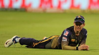 Eoin Morgan – 5. Made a smart gather to run out Suryakumar Yadav and end the seminal partnership of the match, but struggled with the bat on his first day out of quarantine. Sportzpics for BCCI