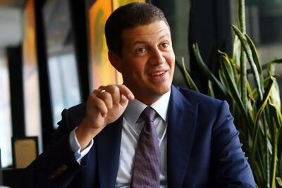 Majid Jafar, chief executive of Crescent Petroleum, says the role of natural gas in replacing coal and liquid fuels in the developing world is a critical part of the energy transition. Satish Kumar / The National