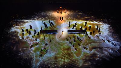 The Qatar World Cup opening ceremony. Reuters
