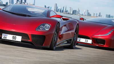 Premium Dubai number plates will be auctioned on March 12. Photo: RTA
