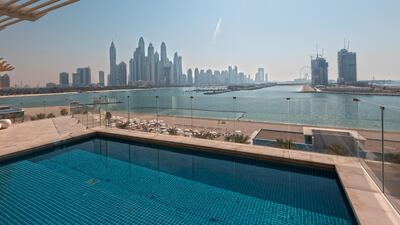 This penthouse comes with its own pool on the terrace.