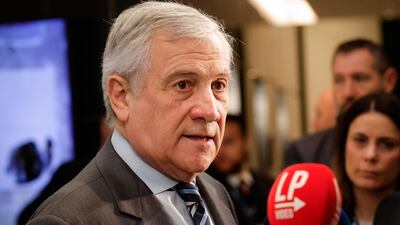 Antonio Tajani, Italy's Foreign Minister, will host a meeting of European and US ministers at which Syria's future will be a topic. EPA