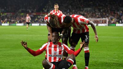 Yoane Wissa - 7. The winger scored his first Premier League goal just four minutes after replacing Norgaard. His composure amid the chaos in the box was impressive. Getty Images