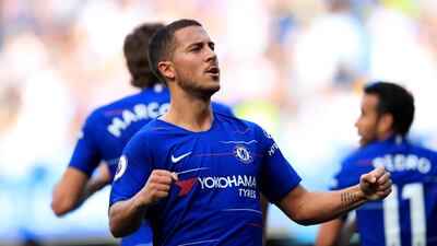 Striker: Eden Hazard (Chelsea) – A hat-trick took his tally to six goals in four games, defeated Cardiff and showed how he is relishing life under Maurizio Sarri. Getty Images