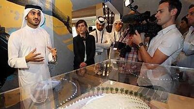 Sheikh Mohammed bin Hamad bin Khalifa al Thani, left, the chairman of Qatar's 2022 World Cup bid, unveiled models in Dubai in April of the proposed stadiums his country plans to build in 12 years' time.