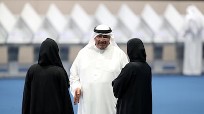 Early voting for the Federal National Council elections begins in Abu Dhabi. Chris Whiteoak / The National