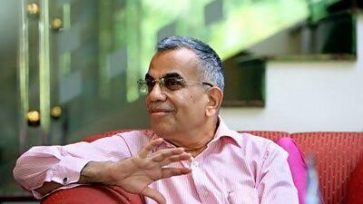 PNC Menon, the founder and chairman of the Sobha Group of Companies, at his home in Cochin, Kerala State, India. Ravindranath K / The National