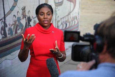 Conservative leader Kemi Badenoch has hailed the 'iconic retailers, inventive designers and brilliant manufacturers' the UK has. Getty Images